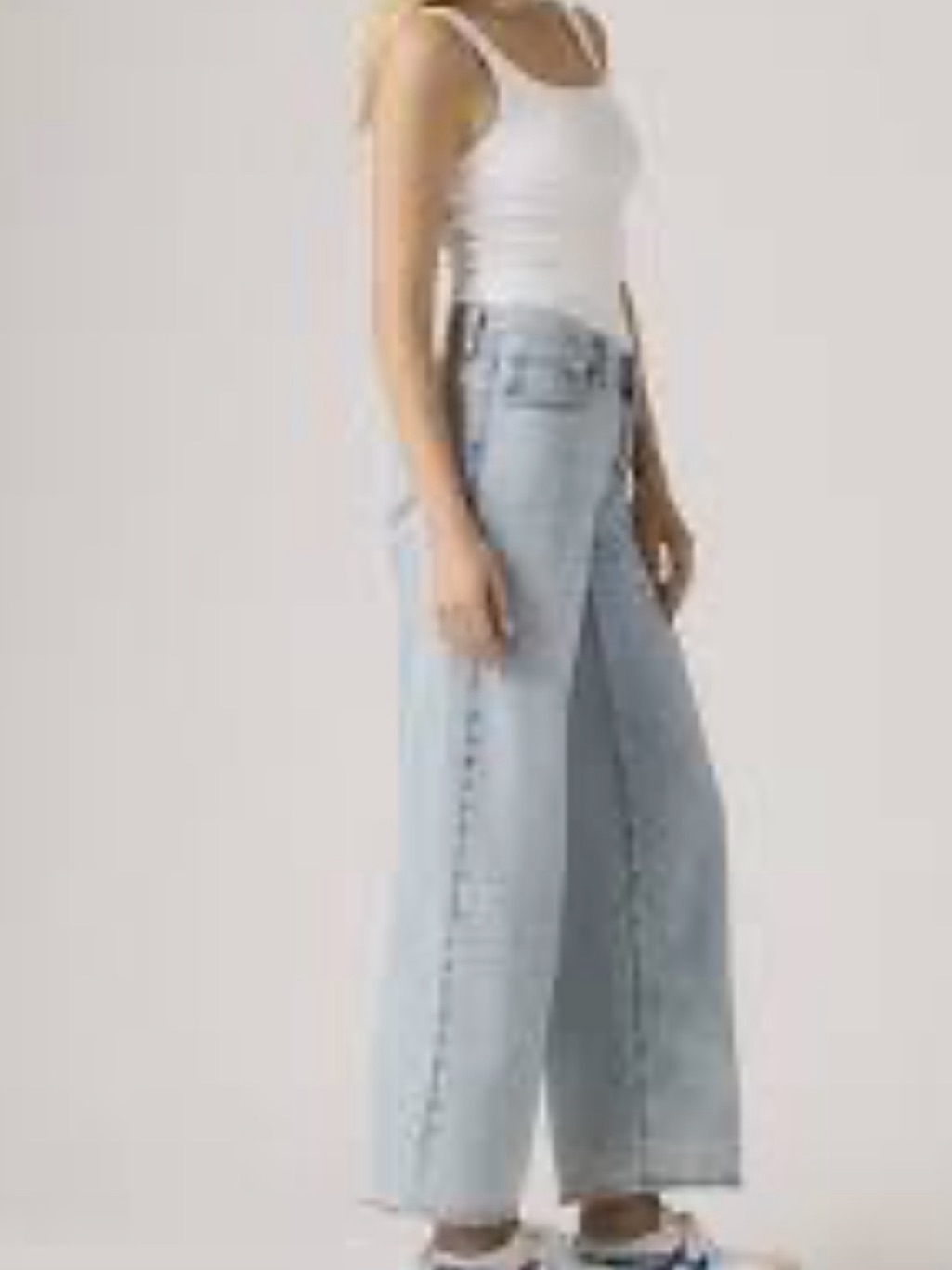 Light Blue Wide-Leg High-Rise Cropped Women’s Levi’s